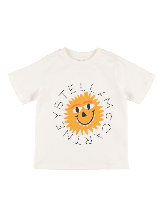 Stella Mccartney Kids: T-shirt en coton biologique - kids-boys_0 | Luisa Via Roma