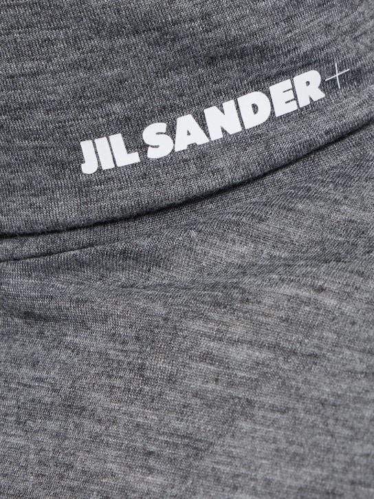Jil Sander: Wool jersey turtleneck t-shirt - Grey - men_3 | Luisa Via Roma