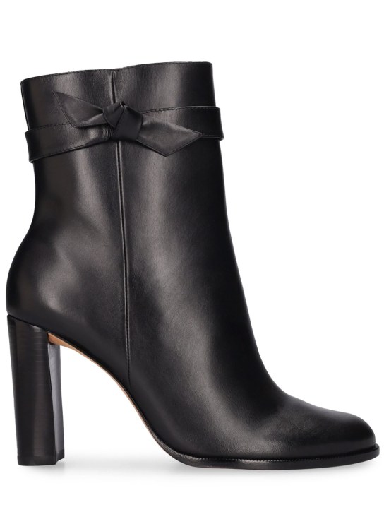 90mm Clarita leather ankle boots - Thumbnail 1
