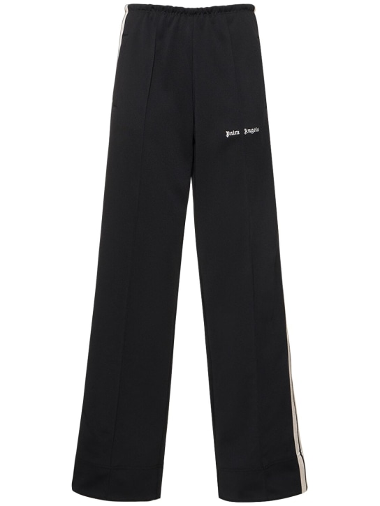 Palm Angels: Classic宽松科技织物运动裤 - 黑色 - women_0 | Luisa Via Roma