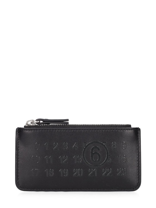 Maison Margiela Card Holder With Logo Womens Black