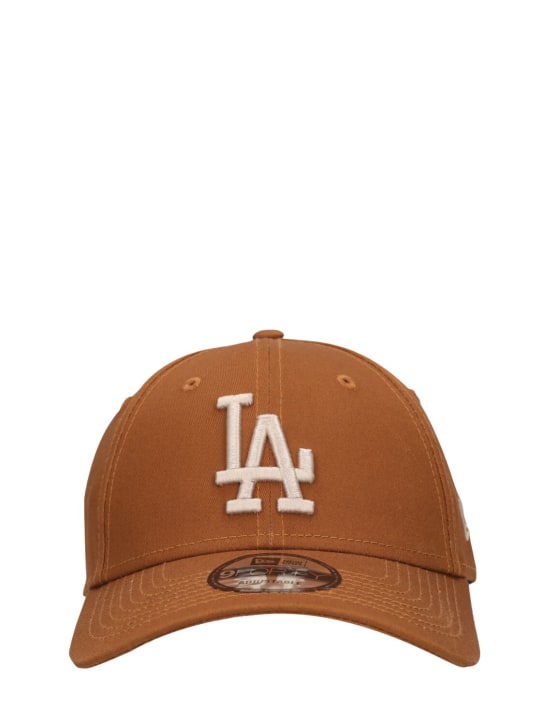 New Era: League Essential 9Forty LA Dodgers棒球帽 - 棕色/米黄色 - men_0 | Luisa Via Roma