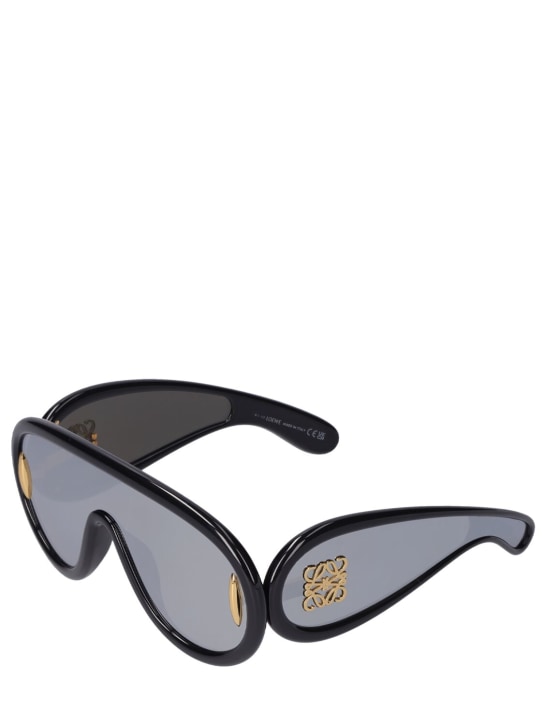 Loewe: Paula's Ibiza mask sunglasses - Black/Smoke - women_1 | Luisa Via Roma