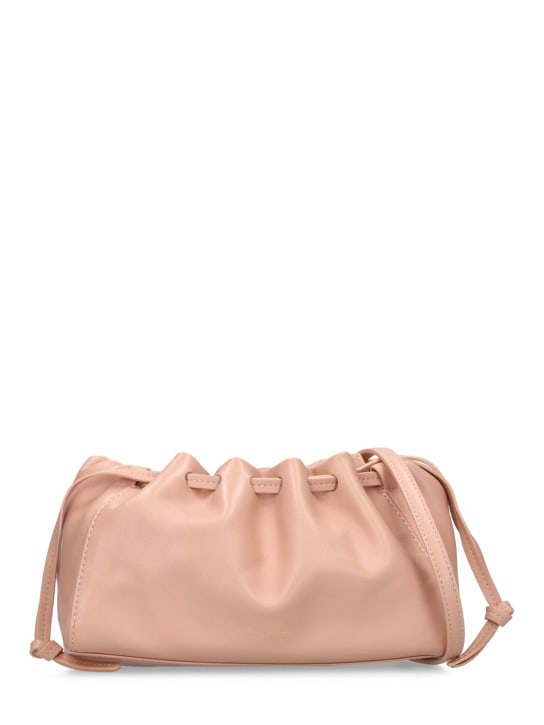 Mansur Gavriel: Mini Bloombag leather shoulder bag - Ballet - women_0 | Luisa Via Roma
