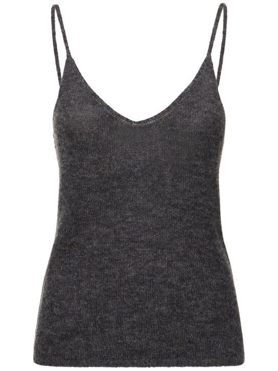 The Garment: Verbier wool blend tank top - Heather Grey - women_0 | Luisa Via Roma