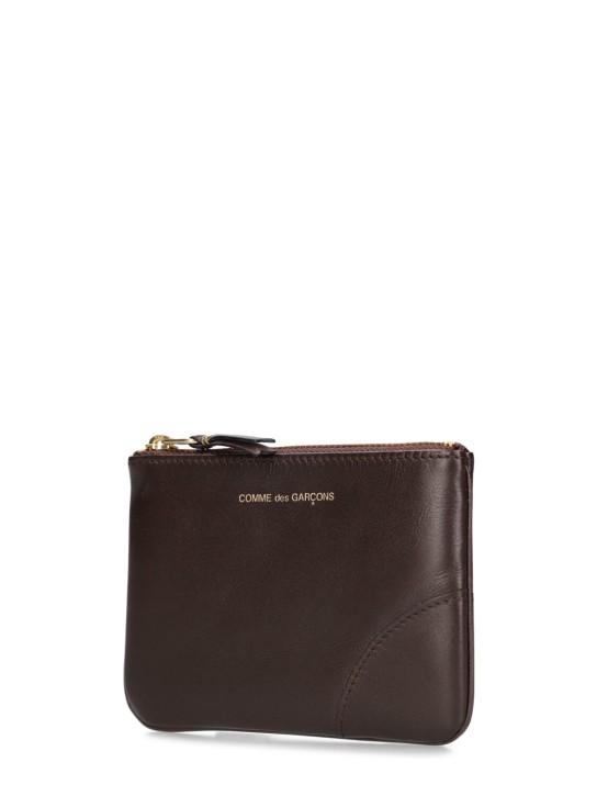 Comme des Garçons Wallet: Classic leather wallet - Brown - men_1 | Luisa Via Roma