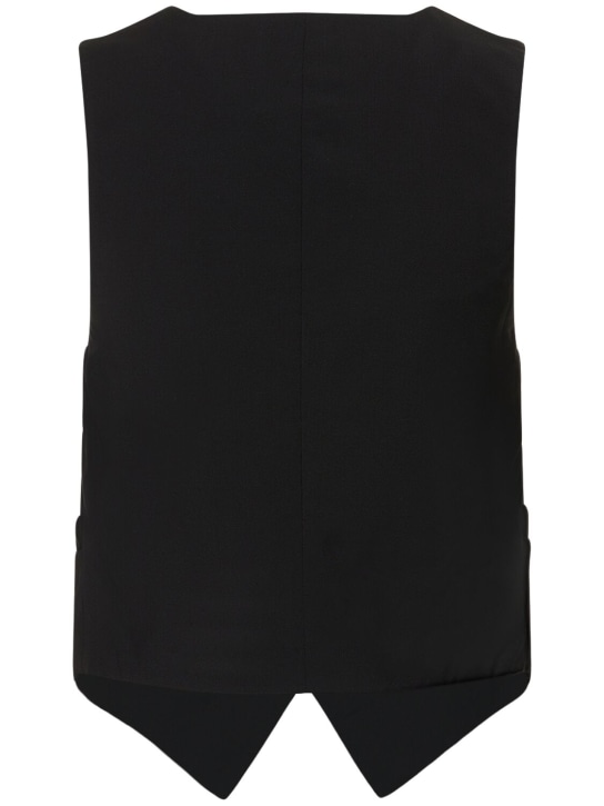 Matteau: Tailored wool blend waistcoat - women_4 | Luisa Via Roma