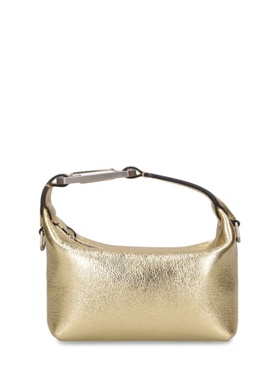 EÉRA: Tiny Moon lamé leather top handle bag - women_0 | Luisa Via Roma