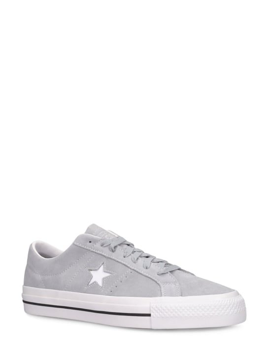 Converse: Cons One Star Pro Fall Tone sneakers - Grey/White - men_1 | Luisa Via Roma