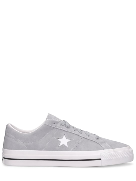 Converse: Cons One Star Pro Fall Tone sneakers - Gri/Beyaz - women_0 | Luisa Via Roma