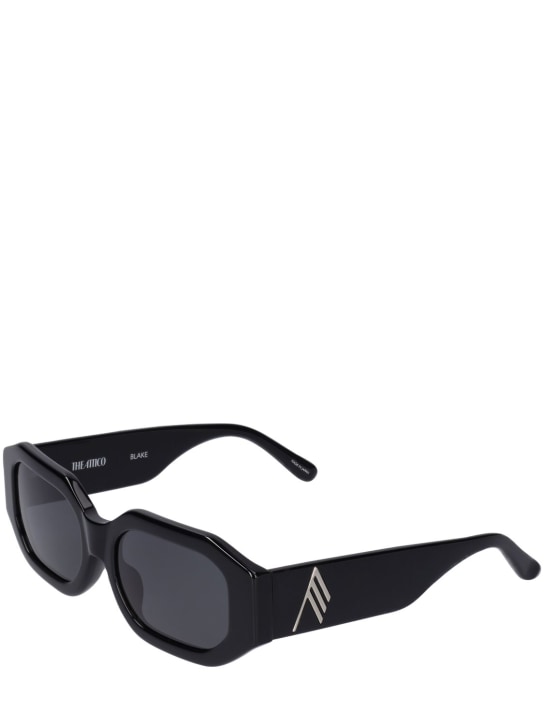 The Attico: Blake squared bio acetate sunglasses - Schwarz/Grau - women_1 | Luisa Via Roma