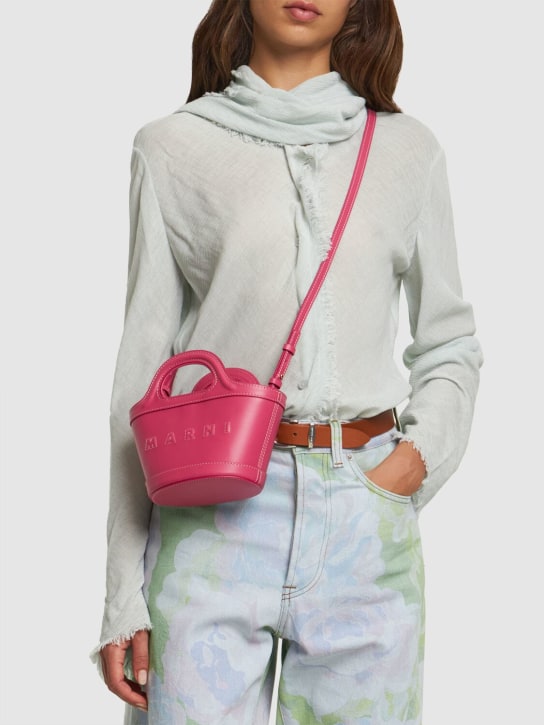 Marni: Mikro Handtasche aus Leder „Tropicalia“ - women_1 | Luisa Via Roma