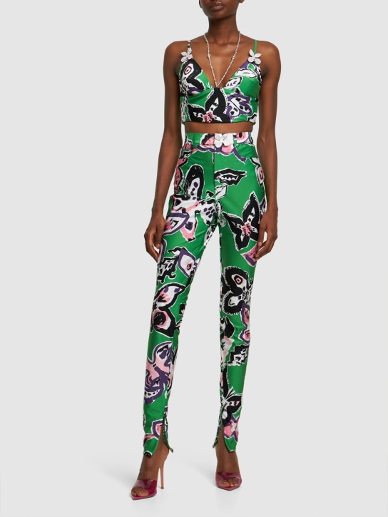 Area: Leggings aus Jersey mit Druck - Bunt - women_1 | Luisa Via Roma