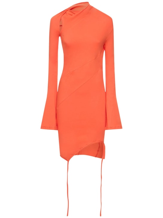 Ottolinger: Minikleid aus Stretch-Jersey „Twisted“ - Rot - women_0 | Luisa Via Roma