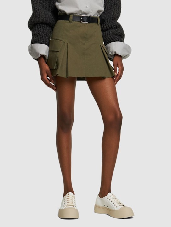 Marni: 20mm Pablo leather sneakers - women_1 | Luisa Via Roma