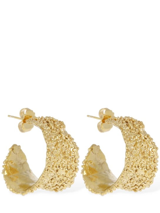 Alighieri: The Colossal Rocky Road hoop earrings - Gold - women_0 | Luisa Via Roma