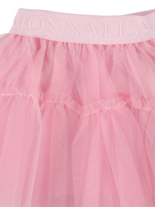 Monnalisa: Tulle skirt - Pink - kids-girls_1 | Luisa Via Roma