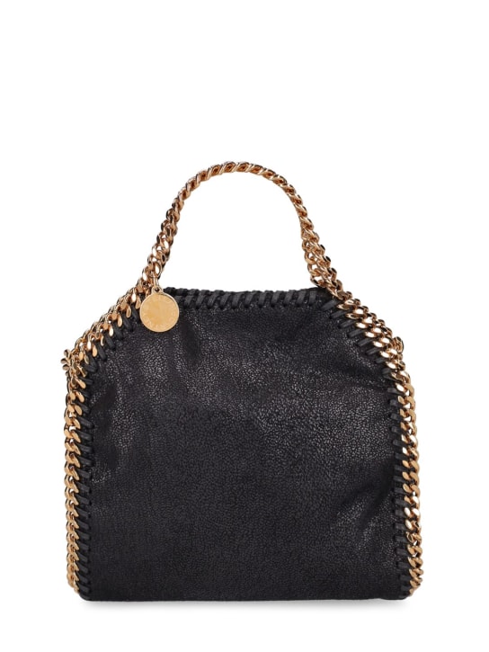 Stella McCartney: Tiny Falabella faux leather tote bag - 1000 - women_0 | Luisa Via Roma