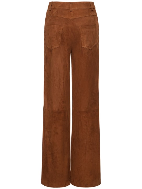 Giuseppe Di Morabito: Pantaloni in camoscio - women_4 | Luisa Via Roma