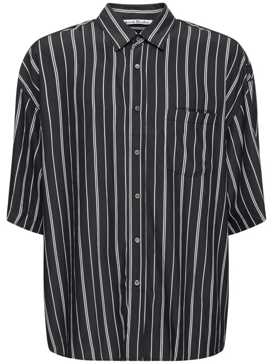 Setiter striped fluid s/s shirt - Acne Studios - Men | Luisaviaroma