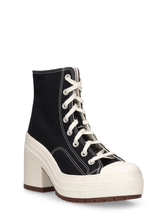 Converse: 75mm hohe Absatz-Sneakers „Chuck 70“ - Black/Egret - women_1 | Luisa Via Roma