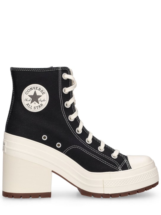 Converse: 75mm hohe Absatz-Sneakers „Chuck 70“ - Black/Egret - women_0 | Luisa Via Roma