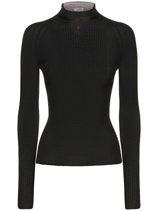 Cashmere & silk turtleneck sweater - Bally - Women | Luisaviaroma