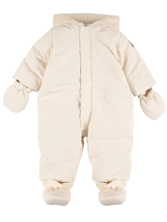 Bonpoint: Pilote Daegon puffer suit - Beyaz - kids-girls_0 | Luisa Via Roma