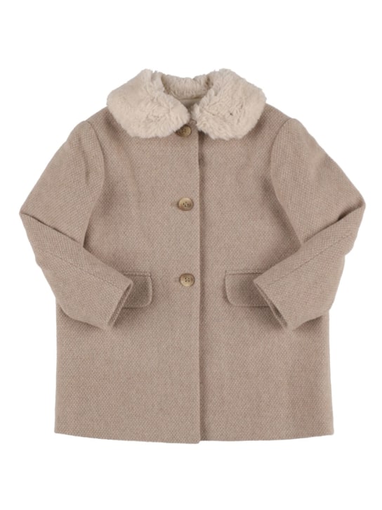 Bonpoint: Favori wool blend coat - kids-girls_0 | Luisa Via Roma