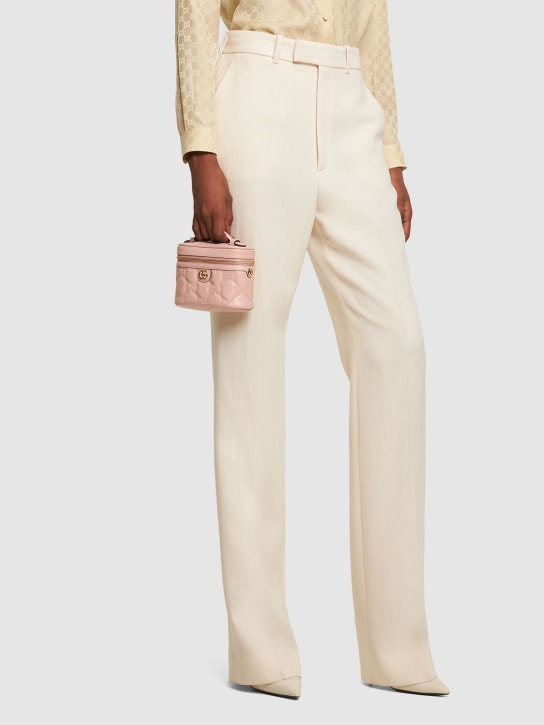 Gucci: Matelassé leather top handle mini bag - Perfect Pink - women_1 | Luisa Via Roma