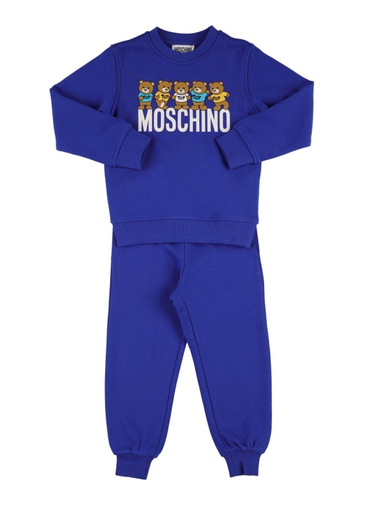 Cotton sweatshirt sweatpants Moschino Boys Luisaviaroma