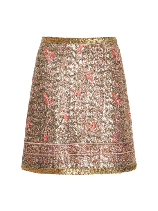 Giambattista Valli: Minirock mit Pailletten - Bunt - women_0 | Luisa Via Roma