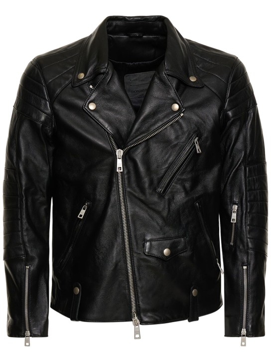 Natural leather biker jacket - Giorgio Brato - Men | Luisaviaroma
