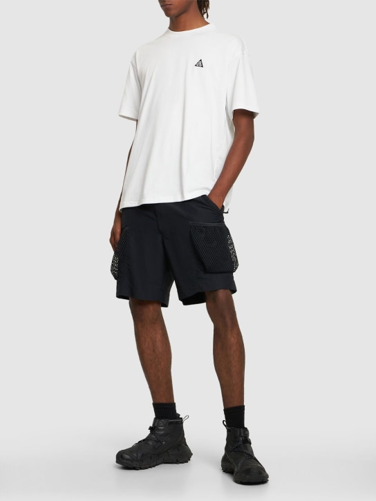 Nike: ACG cotton blend t-shirt - Summit White - men_1 | Luisa Via Roma