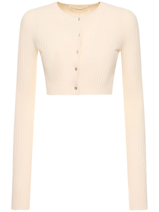Live The Process: Kurzer Strickcardigan „Jaya“ - Beige - women_0 | Luisa Via Roma
