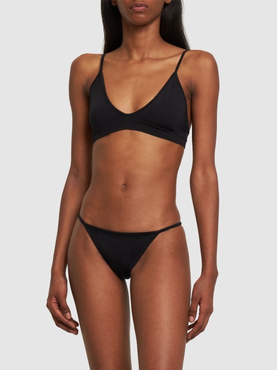 Prism Squared: Blissful bikini bra top - Black - women_1 | Luisa Via Roma