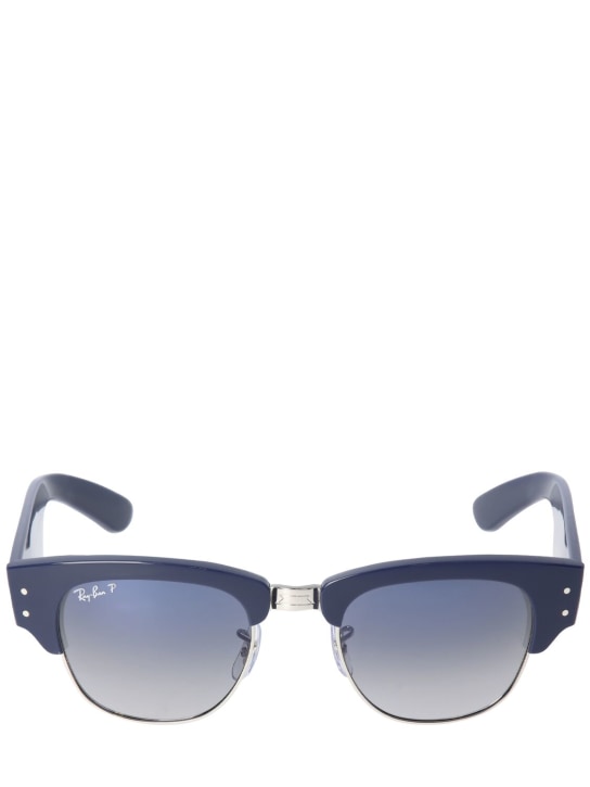 Ray-Ban: Mega Clubmaster acetate sunglasses - Blue - women_0 | Luisa Via Roma