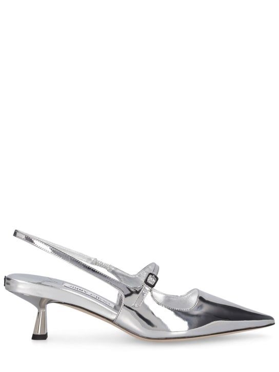 Jimmy Choo: 45mm Didi leather slingback pumps - women_0 | Luisa Via Roma