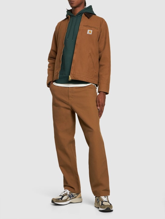 Carhartt WIP: Detroit stonewashed poly blend jacket - men_1 | Luisa Via Roma