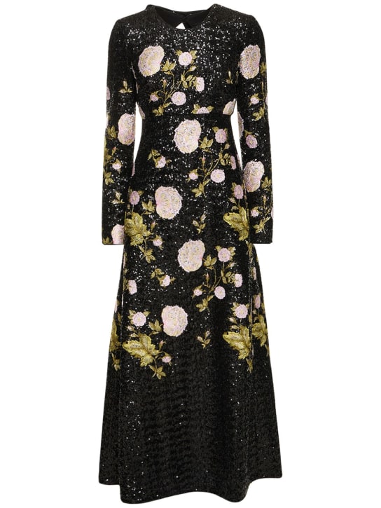 Giambattista Valli: Vestido con lentejuelas espalda descubierta - Multicolor - women_0 | Luisa Via Roma