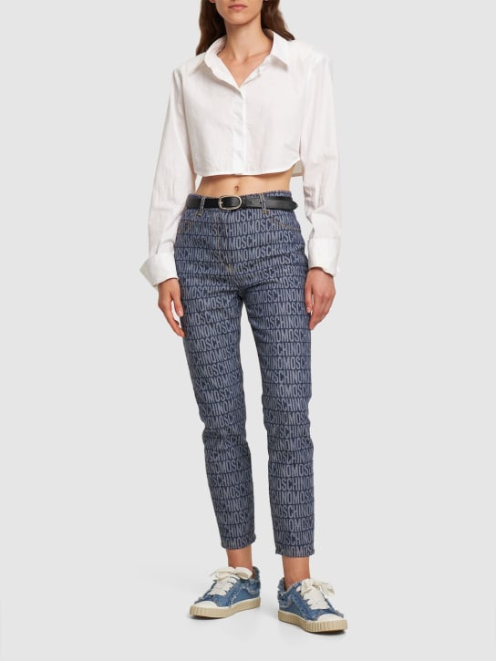 Moschino: Jeans con Jacquard - women_1 | Luisa Via Roma