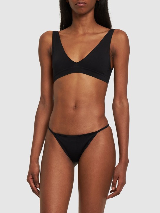 Prism Squared: Graceful bikini bra top - Black - women_1 | Luisa Via Roma