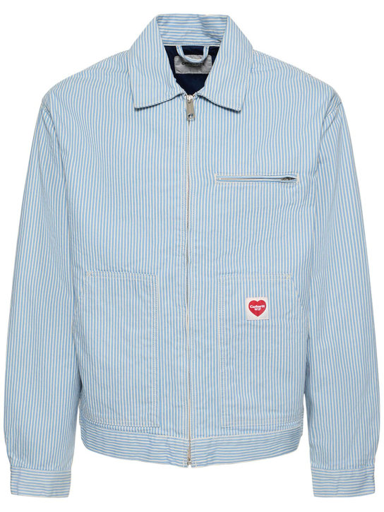 Carhartt WIP: Terrell cotton zip jacket - men_0 | Luisa Via Roma