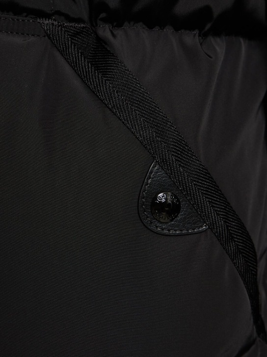 Tom Ford: Techno Ottoman nylon down jacket - Black - men_1 | Luisa Via Roma