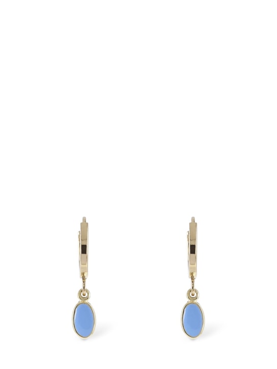Isabel Marant: New it's all right mismatched earrings - Blue/Gold - women_0 | Luisa Via Roma