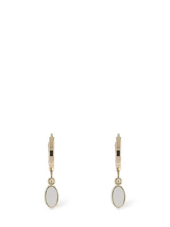 Isabel Marant: New it's all right mismatched earrings - Altın/Beyaz - women_0 | Luisa Via Roma