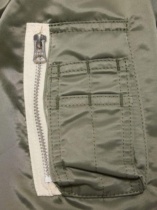 Sacai: Nylon twill jacket - men_3 | Luisa Via Roma