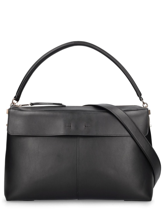 Tod's: Medium Tst Bauletto Zip shoulder bag - Black - women_0 | Luisa Via Roma