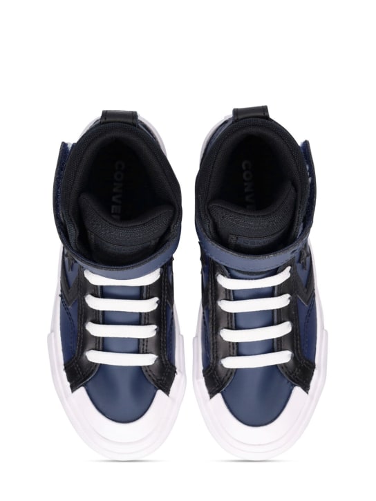 Converse: Sneakers Pro Blaze de piel - Negro/Navy - kids-boys_1 | Luisa Via Roma