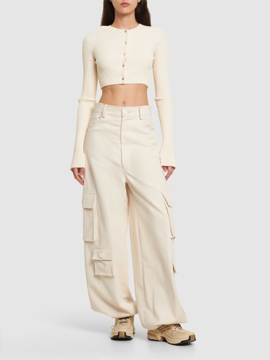 Live The Process: Kurzer Strickcardigan „Jaya“ - Beige - women_1 | Luisa Via Roma